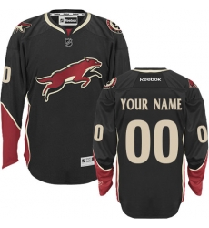 Men Women Youth Toddler NHL Black Jersey - Customized Reebok Arizona Coyotes Third Men Women Youth Toddler NHL Black Jersey - Customized Reebok Arizona Coyotes Third