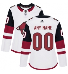 Men Women Youth Toddler White Jersey - Customized Adidas Arizona Coyotes Away Men Women Youth Toddler White Jersey - Customized Adidas Arizona Coyotes Away