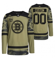 Men Boston Bruins ACTIVE PLAYER Custom 2022 Camo Military Appreciation Night Stitched jersey Men Boston Bruins ACTIVE PLAYER Custom 2022 Camo Military Appreciation Night Stitched jersey