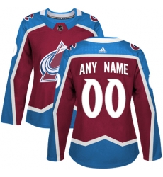 Men Women Youth Toddler Burgundy Red Jersey - Customized Adidas Colorado Avalanche Home II Men Women Youth Toddler Burgundy Red Jersey - Customized Adidas Colorado Avalanche Home II