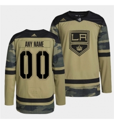 Men Los Angeles Kings Active Player Custom 2022 Camo Military Appreciation Night Stitched jersey Men Los Angeles Kings Active Player Custom 2022 Camo Military Appreciation Night Stitched jersey