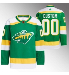 Men Women Youth Minnesota Wild Custom Green 2022 23 Reverse Retro Stitched Jersey Men Women Youth Minnesota Wild Custom Green 2022 23 Reverse Retro Stitched Jersey