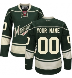 Men Women Youth Toddler Green Jersey - Customized Reebok Minnesota Wild Third II Men Women Youth Toddler Green Jersey - Customized Reebok Minnesota Wild Third II