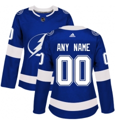 Men Women Youth Toddler Royal Blue Jersey - Customized Adidas Tampa Bay Lightning Home II Men Women Youth Toddler Royal Blue Jersey - Customized Adidas Tampa Bay Lightning Home II