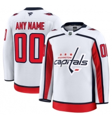 Men Women Youth Washington Capitals Fanatics Away Premium Custom Jersey White