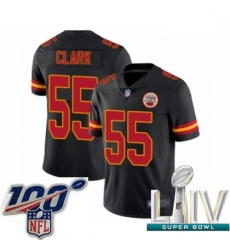2020 Super Bowl LIV Men Kansas City Chiefs #55 Frank Clark Limited Black Rush Vapor Untouchable Football Jersey 2020 Super Bowl LIV Men Kansas City Chiefs #55 Frank Clark Limited Black Rush Vapor Untouchable Football Jersey