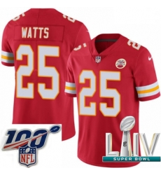2020 Super Bowl LIV Men Nike Kansas City Chiefs #25 Armani Watts Red Team Color Vapor Untouchable Limited Player NFL Jersey 2020 Super Bowl LIV Men Nike Kansas City Chiefs #25 Armani Watts Red Team Color Vapor Untouchable Limited Player NFL Jersey