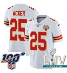 2020 Super Bowl LIV Men Nike Kansas City Chiefs #25 Kenneth Acker White Vapor Untouchable Limited Player NFL Jersey 2020 Super Bowl LIV Men Nike Kansas City Chiefs #25 Kenneth Acker White Vapor Untouchable Limited Player NFL Jersey