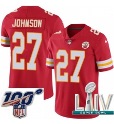 2020 Super Bowl LIV Men Nike Kansas City Chiefs #27 Larry Johnson Red Team Color Vapor Untouchable Limited Player NFL Jersey 2020 Super Bowl LIV Men Nike Kansas City Chiefs #27 Larry Johnson Red Team Color Vapor Untouchable Limited Player NFL Jersey