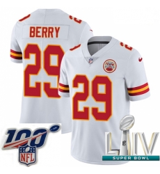 2020 Super Bowl LIV Men Nike Kansas City Chiefs #29 Eric Berry White Vapor Untouchable Limited Player NFL Jersey 2020 Super Bowl LIV Men Nike Kansas City Chiefs #29 Eric Berry White Vapor Untouchable Limited Player NFL Jersey