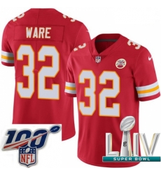2020 Super Bowl LIV Men Nike Kansas City Chiefs #32 Spencer Ware Red Team Color Vapor Untouchable Limited Player NFL Jersey 2020 Super Bowl LIV Men Nike Kansas City Chiefs #32 Spencer Ware Red Team Color Vapor Untouchable Limited Player NFL Jersey