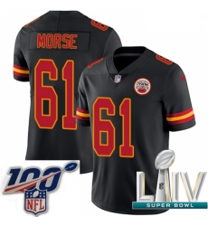 2020 Super Bowl LIV Men Nike Kansas City Chiefs #61 Mitch Morse Limited Black Rush Vapor Untouchable NFL Jersey 2020 Super Bowl LIV Men Nike Kansas City Chiefs #61 Mitch Morse Limited Black Rush Vapor Untouchable NFL Jersey