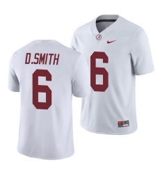 Alabama Crimson Tide DeVonta Smith White College Football Men's Game Jersey Alabama Crimson Tide DeVonta Smith White College Football Men's Game Jersey