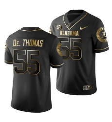 Alabama Crimson Tide Derrick Thomas Black Golden Edition Men'S Jersey Alabama Crimson Tide Derrick Thomas Black Golden Edition Men'S Jersey