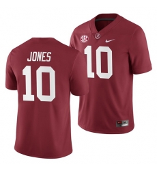 Alabama Crimson Tide Mac Jones Crimson 2019 Home Game Jersey NCAA Football Alabama Crimson Tide Mac Jones Crimson 2019 Home Game Jersey NCAA Football