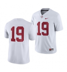 Alabama Crimson Tide Men's White Game Nike Jersey II Alabama Crimson Tide Men's White Game Nike Jersey II