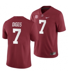 Alabama Crimson Tide Trevon Diggs Crimson 2019 Home Game Jersey NCAA Football Alabama Crimson Tide Trevon Diggs Crimson 2019 Home Game Jersey NCAA Football