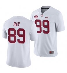 NCAA Football Alabama Crimson Tide LaBryan Ray White 2019 Away Game Jersey NCAA Football Alabama Crimson Tide LaBryan Ray White 2019 Away Game Jersey
