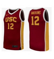 Youth USC JuJu Watkins #12 Red Basketball Jersey Youth USC JuJu Watkins #12 Red Basketball Jersey