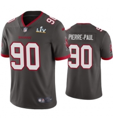 Jason Pierre Paul Buccaneers Pewter Super Bowl Lv Vapor Limited Jersey Jason Pierre Paul Buccaneers Pewter Super Bowl Lv Vapor Limited Jersey