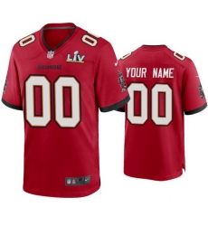 Men Custom Buccaneers Red Super Bowl Lv Game Jersey Men Custom Buccaneers Red Super Bowl Lv Game Jersey