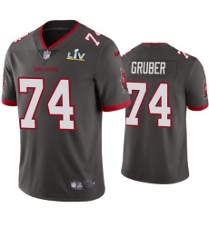 Men Paul Gruber Buccaneers Pewter Super Bowl Lv Vapor Limited Jersey Men Paul Gruber Buccaneers Pewter Super Bowl Lv Vapor Limited Jersey