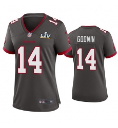 Women Chris Godwin Buccaneers Pewter Super Bowl Lv Game Jersey Women Chris Godwin Buccaneers Pewter Super Bowl Lv Game Jersey