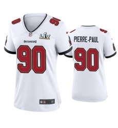Women Jason Pierre Paul Buccaneers White Super Bowl Lv Game Jersey Women Jason Pierre Paul Buccaneers White Super Bowl Lv Game Jersey