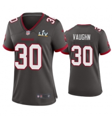 Women Ke'Shawn Vaughn Buccaneers Pewter Super Bowl Lv Game Jersey Women Ke'Shawn Vaughn Buccaneers Pewter Super Bowl Lv Game Jersey