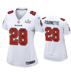Women Leonard Fournette Buccaneers White Super Bowl Lv Game Fashion Jersey Women Leonard Fournette Buccaneers White Super Bowl Lv Game Fashion Jersey