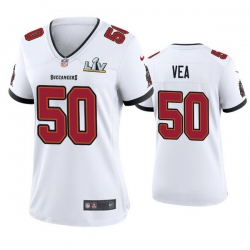 Women Vita Vea Buccaneers White Super Bowl Lv Game Jersey