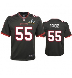 Youth Derrick Brooks Buccaneers Pewter Super Bowl Lv Game Jersey Youth Derrick Brooks Buccaneers Pewter Super Bowl Lv Game Jersey