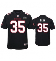 Youth Jamel Dean Buccaneers Black Super Bowl Lv Game Fashion Jersey Youth Jamel Dean Buccaneers Black Super Bowl Lv Game Fashion Jersey