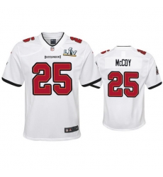 Youth Lesean Mccoy Buccaneers White Super Bowl Lv Game Jersey Youth Lesean Mccoy Buccaneers White Super Bowl Lv Game Jersey