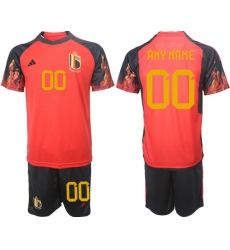 Men FIFA 2022 Belgium Soccer Customized Jersey 001 Men FIFA 2022 Belgium Soccer Customized Jersey 001