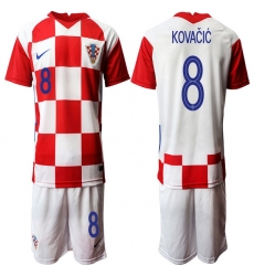 Mens Croatia Short Soccer Jerseys 021 Mens Croatia Short Soccer Jerseys 021