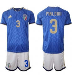 Italy Home Blue Soccer Jersey 0005 Italy Home Blue Soccer Jersey 0005
