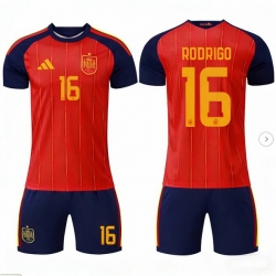 2026 FIFA World Cup Spain Soccer Home Jersey #16