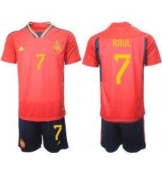 Men FIFA 2022 Spain Soccer Jersey 015 Men FIFA 2022 Spain Soccer Jersey 015