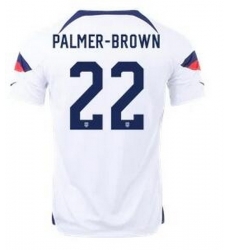 Men US 2022 FIFA Soccer Jersey White 006 Men US 2022 FIFA Soccer Jersey White 006