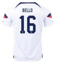 Men US 2022 FIFA Soccer Jersey White 011 Men US 2022 FIFA Soccer Jersey White 011