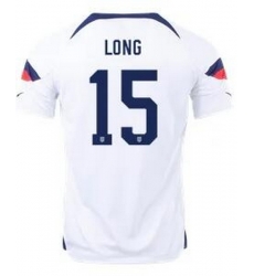 Men US 2022 FIFA Soccer Jersey White 012 Men US 2022 FIFA Soccer Jersey White 012