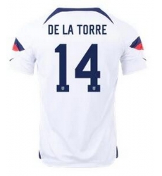 Men US 2022 FIFA Soccer Jersey White 013 Men US 2022 FIFA Soccer Jersey White 013