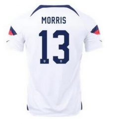 Men US 2022 FIFA Soccer Jersey White 014 Men US 2022 FIFA Soccer Jersey White 014