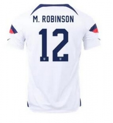 Men US 2022 FIFA Soccer Jersey White 015 Men US 2022 FIFA Soccer Jersey White 015