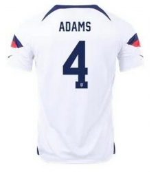 Men US 2022 FIFA Soccer Jersey White 022 Men US 2022 FIFA Soccer Jersey White 022