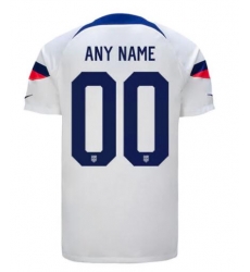 Men US 2022 FIFA Soccer Jersey White Customized Men US 2022 FIFA Soccer Jersey White Customized