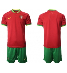Portugal 2022 World Cup Soccer Jersey BLANK RED Portugal 2022 World Cup Soccer Jersey BLANK RED