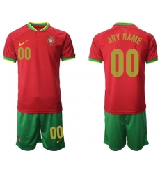 Portugal 2022 World Cup Soccer Jersey CUSTOMIZED RED Portugal 2022 World Cup Soccer Jersey CUSTOMIZED RED