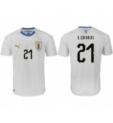 Uruguay #21 E.Cavani Home Soccer Country Jersey Uruguay #21 E.Cavani Home Soccer Country Jersey